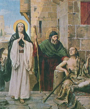 Marie, angoissée, cherche son Fils disparu.